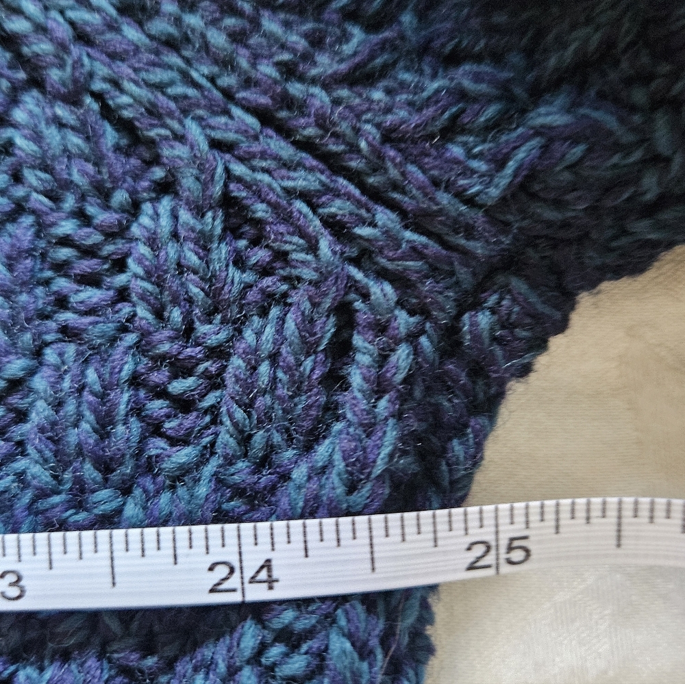 Aran Crafts Men's Atlantic blue 1/2 Zip Cable Knit Zip Sweater $189 - Picture 11 of 16
